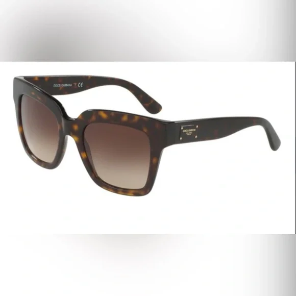Dolce & Gabbana Tortoise Sunglasses - Picture 1 of 4